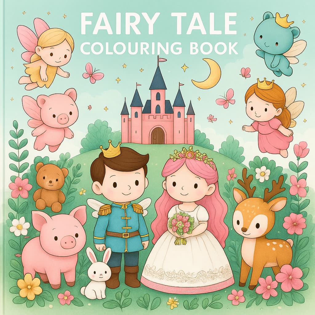Fairy Tale Colouring Book book cover