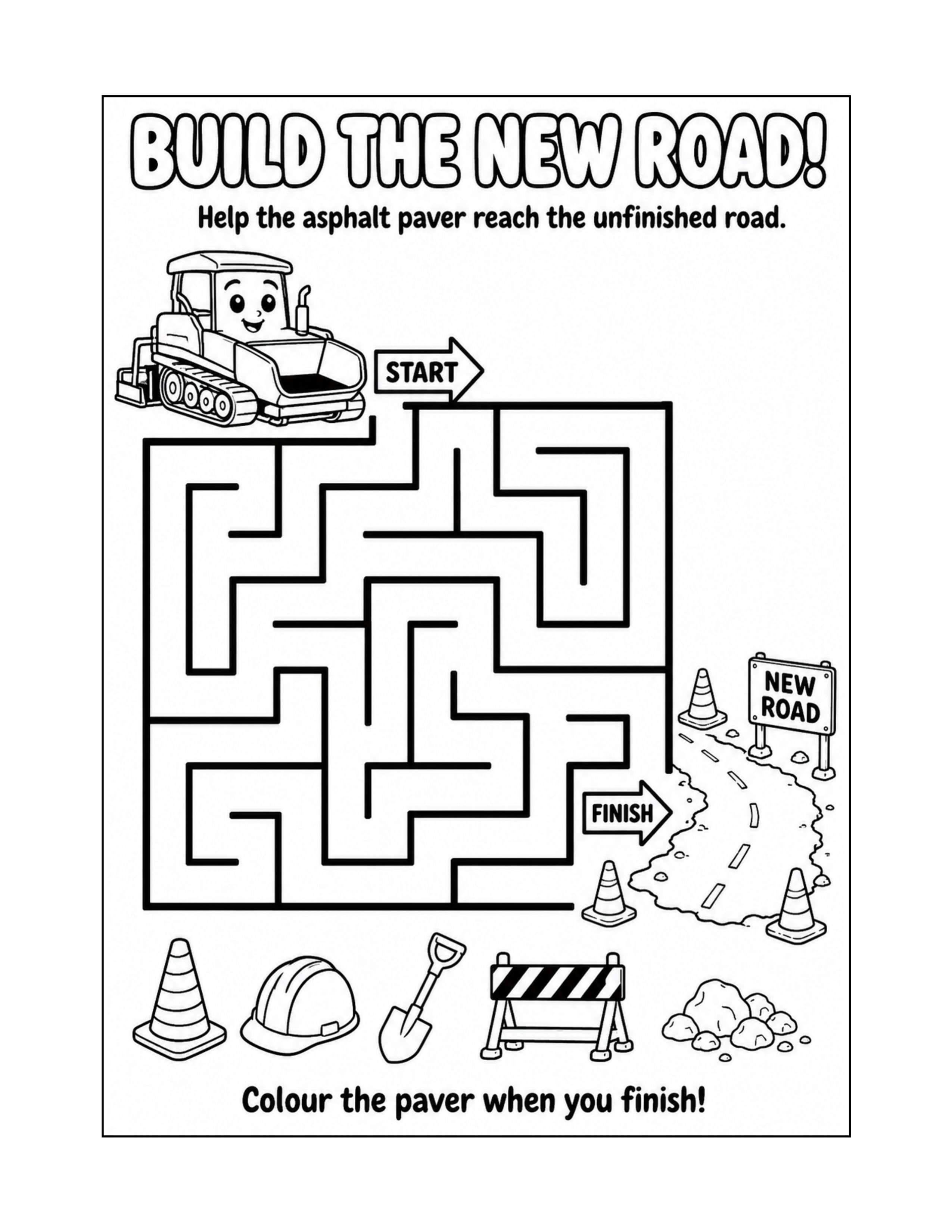 Sample interior page 4 from My First Construction Vehicles