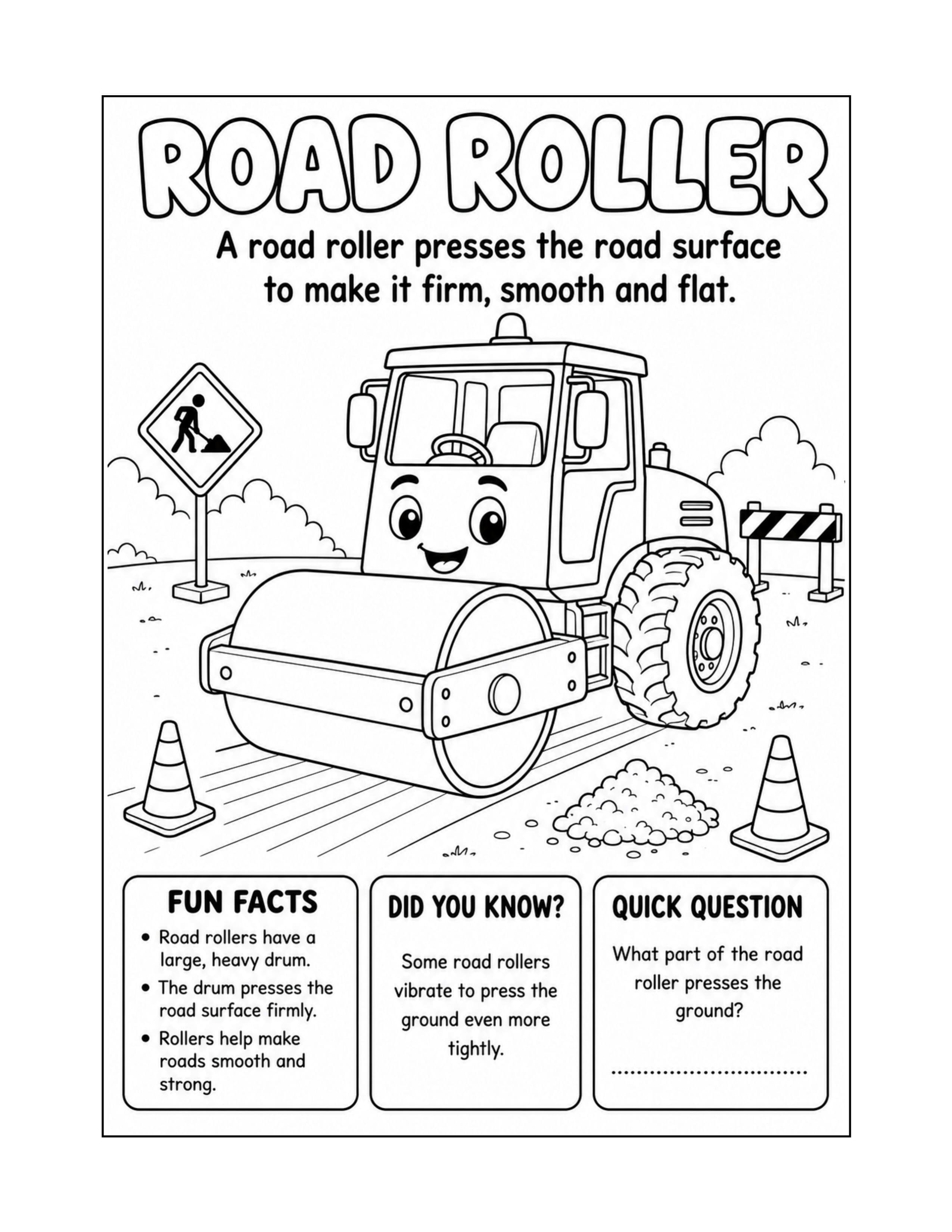 Sample interior page 5 from My First Construction Vehicles