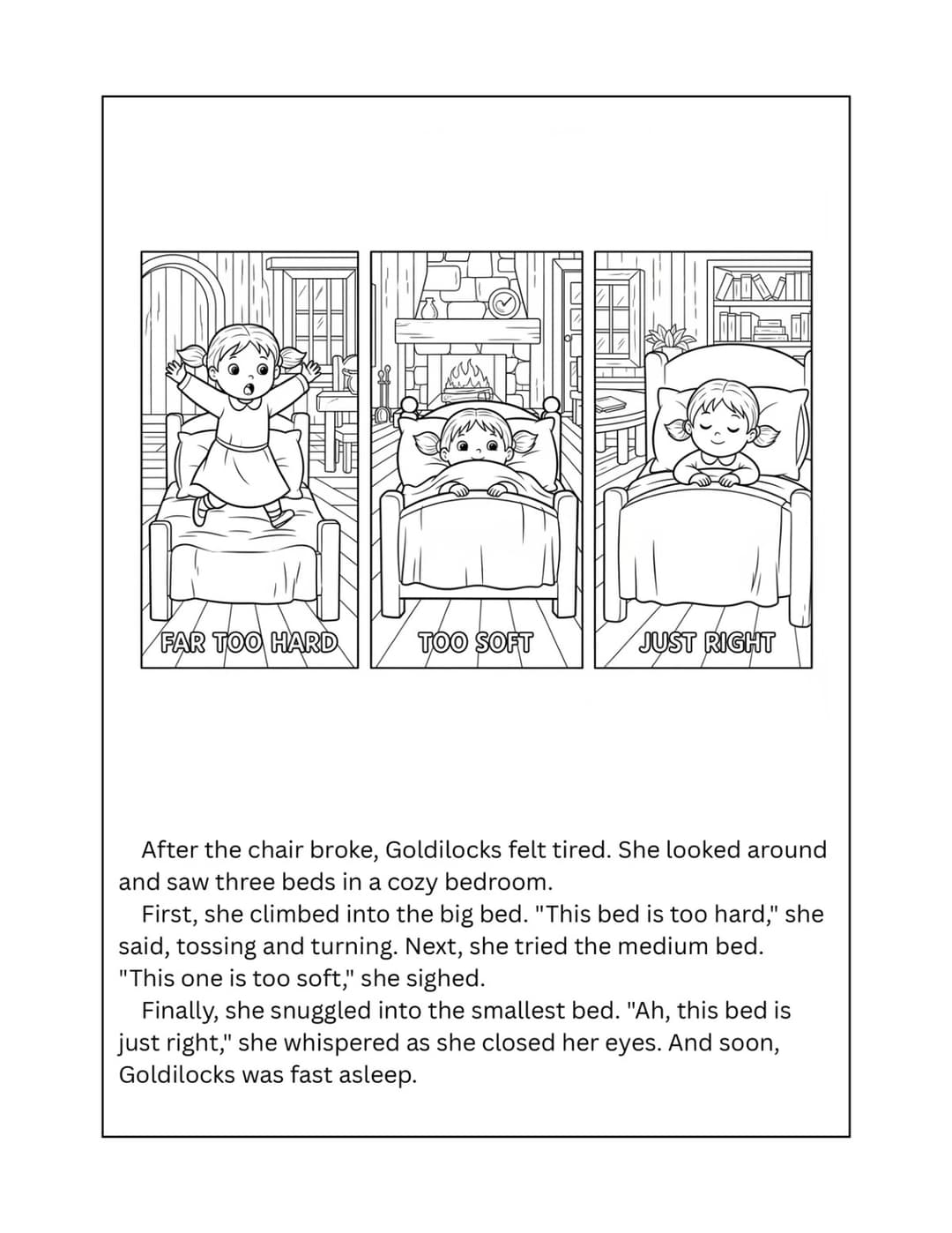 Fairy Tale Colouring Book interior preview 4