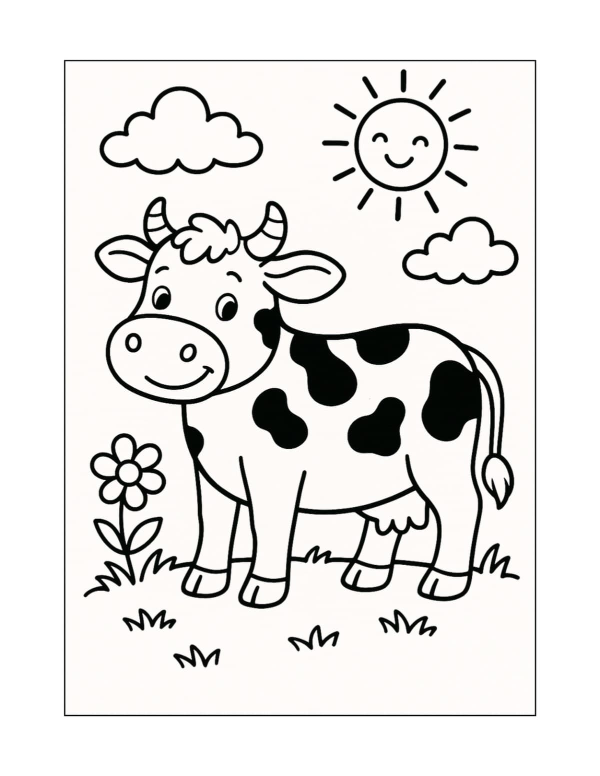 Sample interior page 3 from Cluck, Chirp Moo