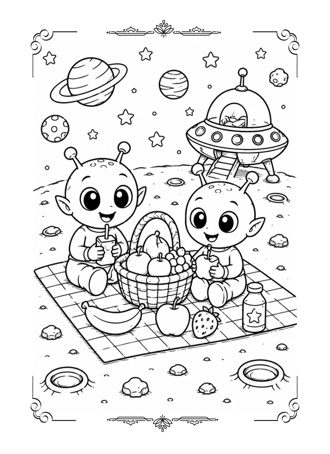 Sample interior page 3 from Space, Puzzles and Learning Fun for Kids