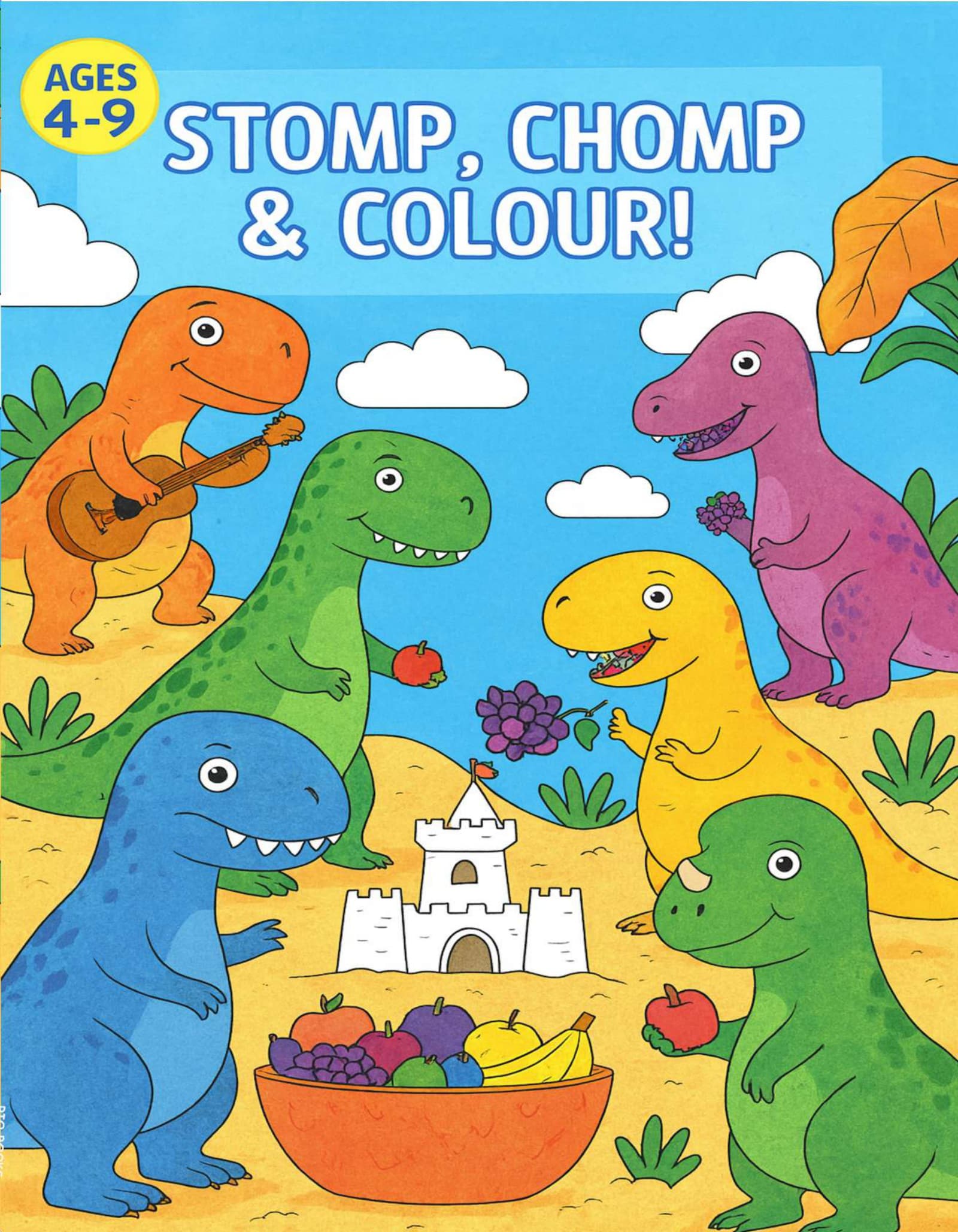 Stomp, Chomp & Colour! book cover